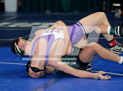 Thumbnail 2 in NYSPHSAA Wrestling Championships (Div.2 - 126 lb. Champ) photogallery.