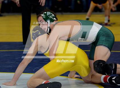 Thumbnail 3 in NYSPHSAA Wrestling Championships (Div.2 - 126 lb. Champ) photogallery.