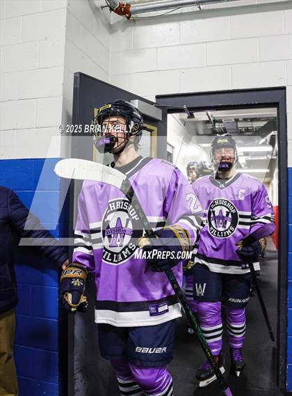Thumbnail 2 in Archbishop Williams vs Bishop Fenwick (Hockey Fights Cancer) photogallery.