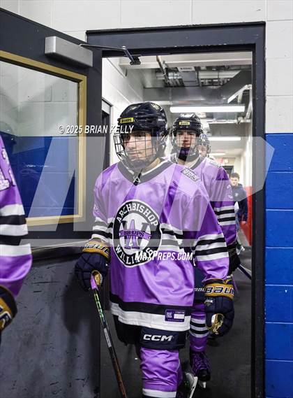 Thumbnail 3 in Archbishop Williams vs Bishop Fenwick (Hockey Fights Cancer) photogallery.