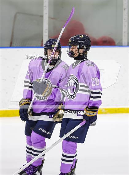 Thumbnail 3 in Archbishop Williams vs Bishop Fenwick (Hockey Fights Cancer) photogallery.