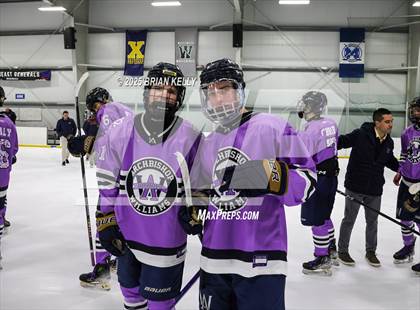 Thumbnail 1 in Archbishop Williams vs Bishop Fenwick (Hockey Fights Cancer) photogallery.