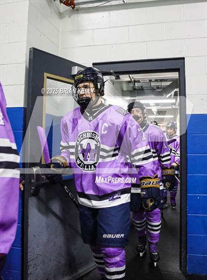 Thumbnail 2 in Archbishop Williams vs Bishop Fenwick (Hockey Fights Cancer) photogallery.