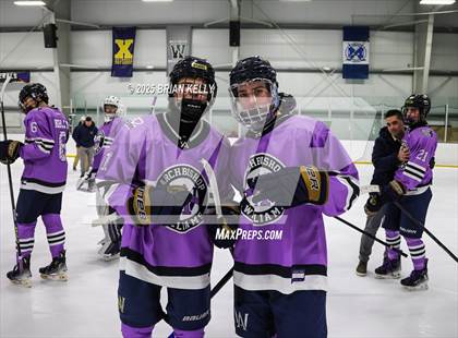 Thumbnail 2 in Archbishop Williams vs Bishop Fenwick (Hockey Fights Cancer) photogallery.