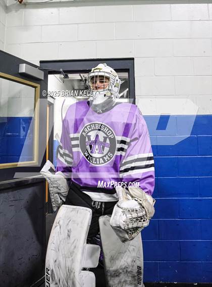 Thumbnail 3 in Archbishop Williams vs Bishop Fenwick (Hockey Fights Cancer) photogallery.