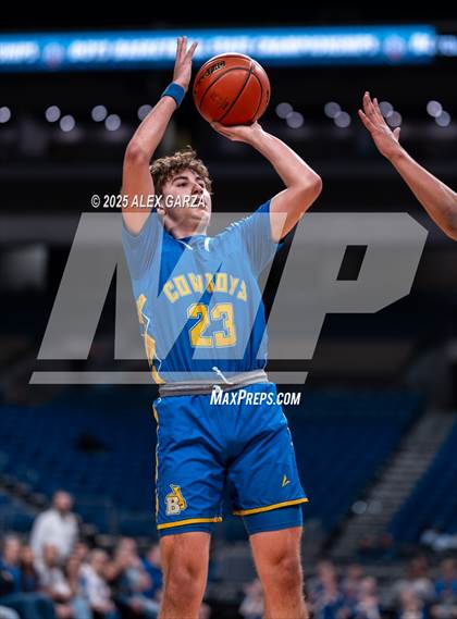 Thumbnail 2 in Jayton vs. Bryson (UIL 1A Basketball Division II Final) photogallery.