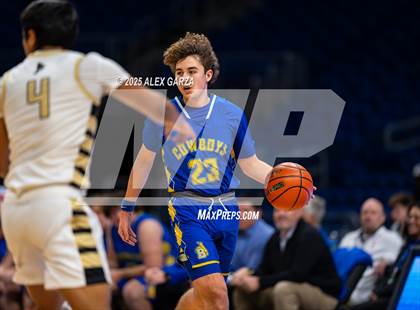 Thumbnail 2 in Jayton vs. Bryson (UIL 1A Basketball Division II Final) photogallery.