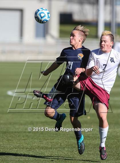 Thumbnail 3 in Evergreen vs The Classical Academy (CHSAA 4A Final) photogallery.