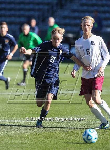 Thumbnail 2 in Evergreen vs The Classical Academy (CHSAA 4A Final) photogallery.