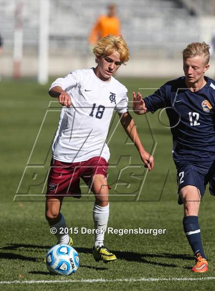 Thumbnail 1 in Evergreen vs The Classical Academy (CHSAA 4A Final) photogallery.