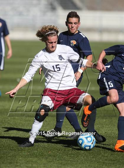 Thumbnail 3 in Evergreen vs The Classical Academy (CHSAA 4A Final) photogallery.