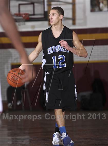 Thumbnail 3 in Valhalla vs. Saunders (Coaches vs Cancer Showcase) photogallery.