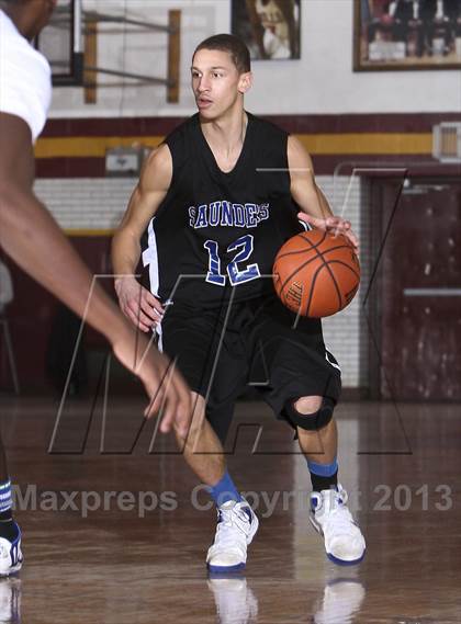 Thumbnail 1 in Valhalla vs. Saunders (Coaches vs Cancer Showcase) photogallery.