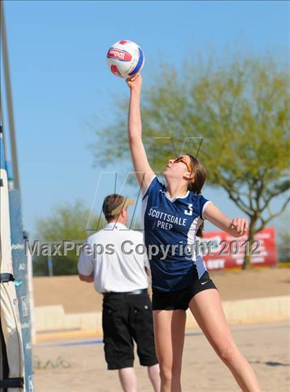 Thumbnail 1 in Scottsdale Prep vs Fountain Hills photogallery.