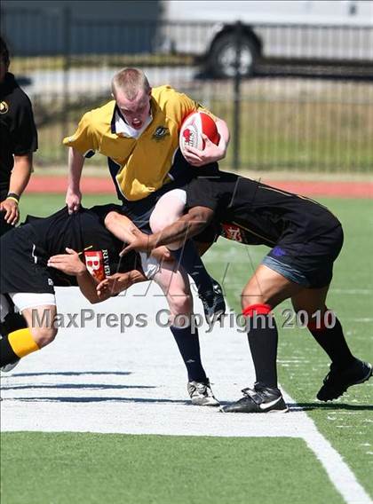 Thumbnail 3 in El Paso U19 RFC vs Dallas Jesuit B (Jesuit Dallas Rugby Showdown) photogallery.
