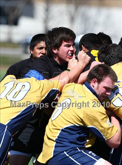 Thumbnail 3 in El Paso U19 RFC vs Dallas Jesuit B (Jesuit Dallas Rugby Showdown) photogallery.