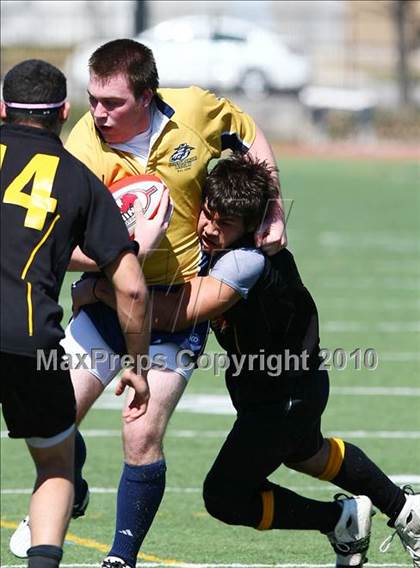 Thumbnail 3 in El Paso U19 RFC vs Dallas Jesuit B (Jesuit Dallas Rugby Showdown) photogallery.