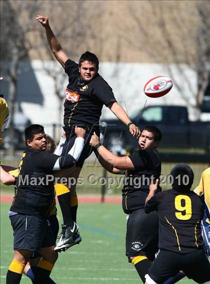 Thumbnail 2 in El Paso U19 RFC vs Dallas Jesuit B (Jesuit Dallas Rugby Showdown) photogallery.