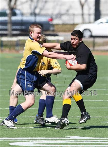 Thumbnail 1 in El Paso U19 RFC vs Dallas Jesuit B (Jesuit Dallas Rugby Showdown) photogallery.