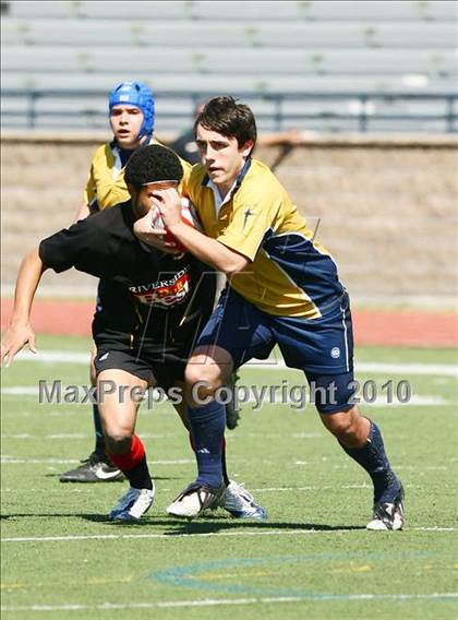 Thumbnail 3 in El Paso U19 RFC vs Dallas Jesuit B (Jesuit Dallas Rugby Showdown) photogallery.