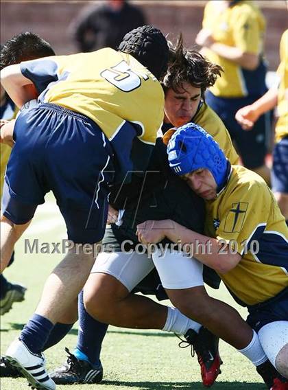 Thumbnail 3 in El Paso U19 RFC vs Dallas Jesuit B (Jesuit Dallas Rugby Showdown) photogallery.