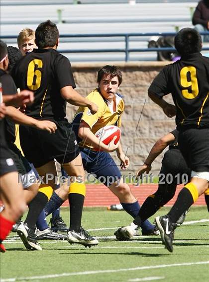 Thumbnail 3 in El Paso U19 RFC vs Dallas Jesuit B (Jesuit Dallas Rugby Showdown) photogallery.