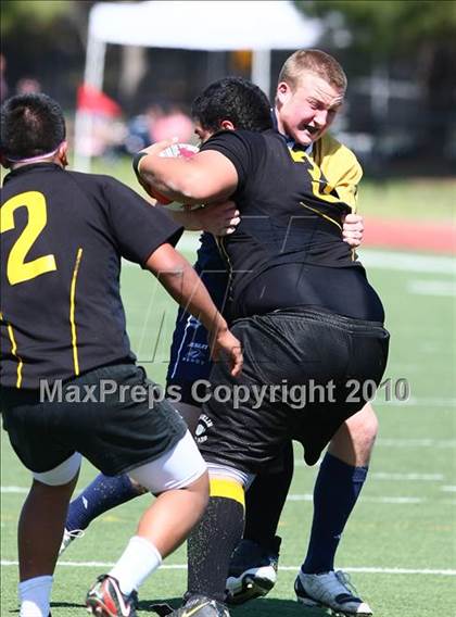 Thumbnail 2 in El Paso U19 RFC vs Dallas Jesuit B (Jesuit Dallas Rugby Showdown) photogallery.