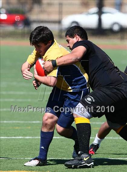 Thumbnail 2 in El Paso U19 RFC vs Dallas Jesuit B (Jesuit Dallas Rugby Showdown) photogallery.