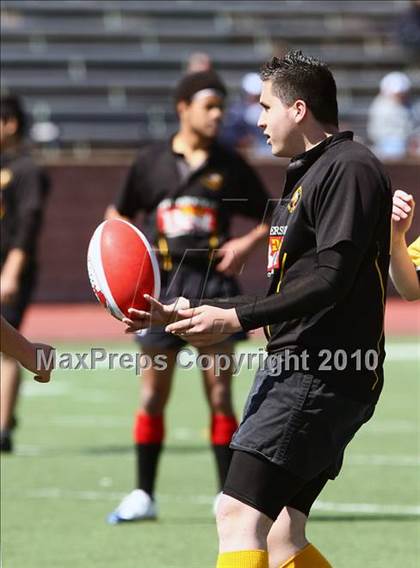 Thumbnail 2 in El Paso U19 RFC vs Dallas Jesuit B (Jesuit Dallas Rugby Showdown) photogallery.