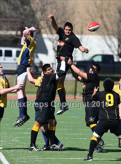 Thumbnail 1 in El Paso U19 RFC vs Dallas Jesuit B (Jesuit Dallas Rugby Showdown) photogallery.