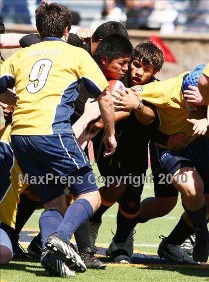 Thumbnail 2 in El Paso U19 RFC vs Dallas Jesuit B (Jesuit Dallas Rugby Showdown) photogallery.