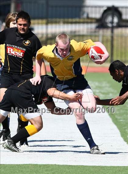 Thumbnail 2 in El Paso U19 RFC vs Dallas Jesuit B (Jesuit Dallas Rugby Showdown) photogallery.