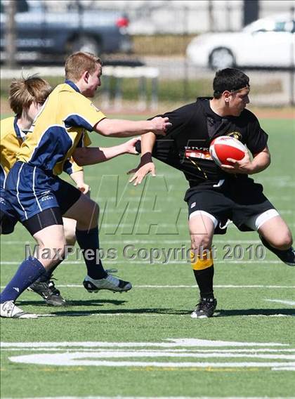 Thumbnail 3 in El Paso U19 RFC vs Dallas Jesuit B (Jesuit Dallas Rugby Showdown) photogallery.