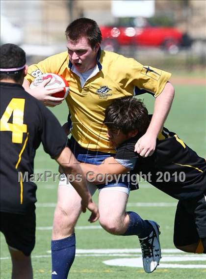 Thumbnail 2 in El Paso U19 RFC vs Dallas Jesuit B (Jesuit Dallas Rugby Showdown) photogallery.