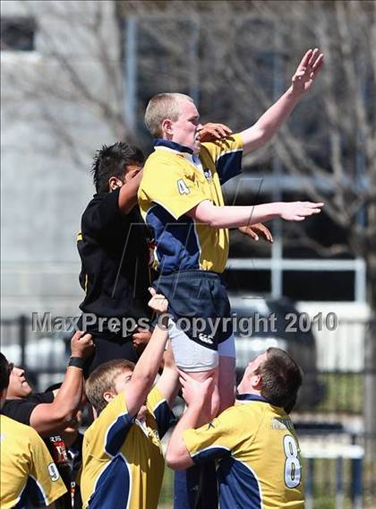 Thumbnail 2 in El Paso U19 RFC vs Dallas Jesuit B (Jesuit Dallas Rugby Showdown) photogallery.