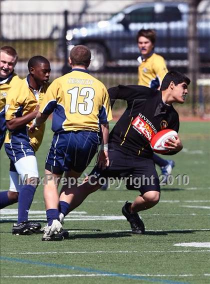Thumbnail 2 in El Paso U19 RFC vs Dallas Jesuit B (Jesuit Dallas Rugby Showdown) photogallery.
