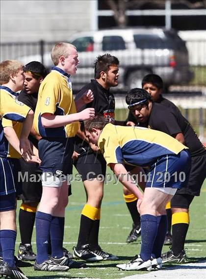 Thumbnail 1 in El Paso U19 RFC vs Dallas Jesuit B (Jesuit Dallas Rugby Showdown) photogallery.