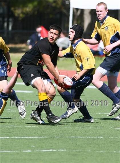 Thumbnail 2 in El Paso U19 RFC vs Dallas Jesuit B (Jesuit Dallas Rugby Showdown) photogallery.