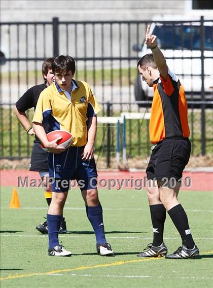 Thumbnail 3 in El Paso U19 RFC vs Dallas Jesuit B (Jesuit Dallas Rugby Showdown) photogallery.