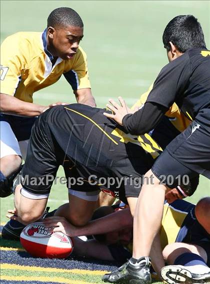 Thumbnail 3 in El Paso U19 RFC vs Dallas Jesuit B (Jesuit Dallas Rugby Showdown) photogallery.