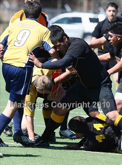 Thumbnail 2 in El Paso U19 RFC vs Dallas Jesuit B (Jesuit Dallas Rugby Showdown) photogallery.