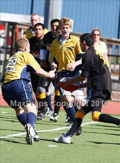 Thumbnail 3 in El Paso U19 RFC vs Dallas Jesuit B (Jesuit Dallas Rugby Showdown) photogallery.