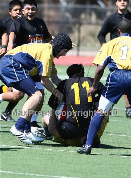 Thumbnail 2 in El Paso U19 RFC vs Dallas Jesuit B (Jesuit Dallas Rugby Showdown) photogallery.