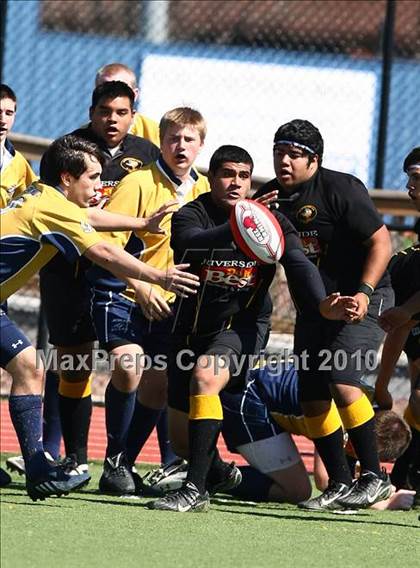 Thumbnail 1 in El Paso U19 RFC vs Dallas Jesuit B (Jesuit Dallas Rugby Showdown) photogallery.