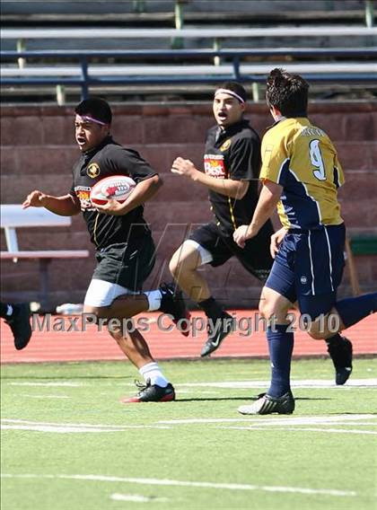 Thumbnail 1 in El Paso U19 RFC vs Dallas Jesuit B (Jesuit Dallas Rugby Showdown) photogallery.