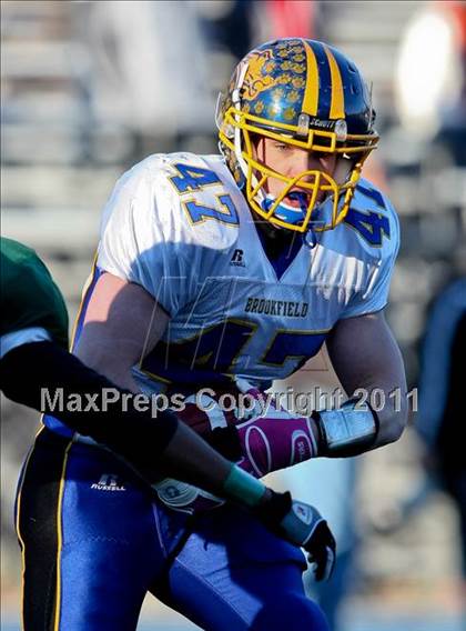 Thumbnail 3 in Brookfield vs. New London (CIAC Class M Semifinal) photogallery.