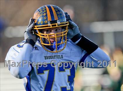 Thumbnail 3 in Brookfield vs. New London (CIAC Class M Semifinal) photogallery.