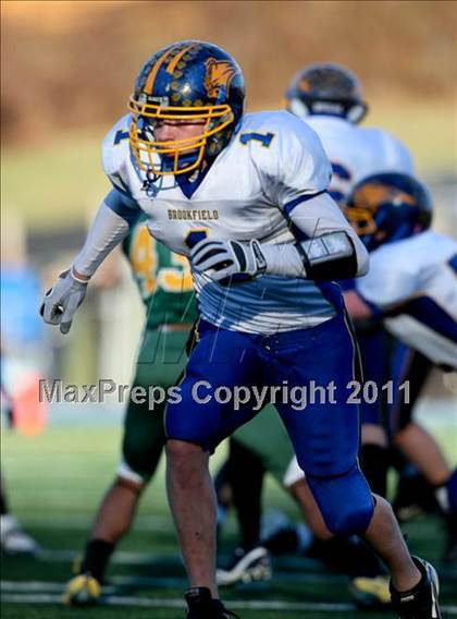 Thumbnail 1 in Brookfield vs. New London (CIAC Class M Semifinal) photogallery.