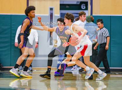 Thumbnail 2 in Archbishop Riordan vs. Jesuit (@ MLK Classic at De La Salle) photogallery.