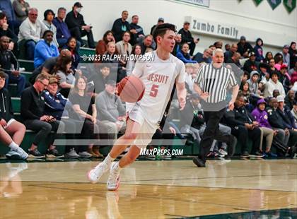 Thumbnail 1 in Archbishop Riordan vs. Jesuit (@ MLK Classic at De La Salle) photogallery.
